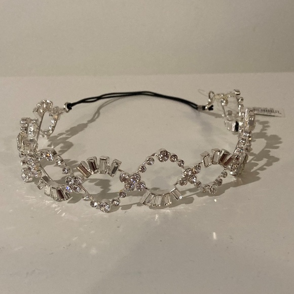 Zac Posen Baguette Crystal Braided Bridal Headband main image 4
